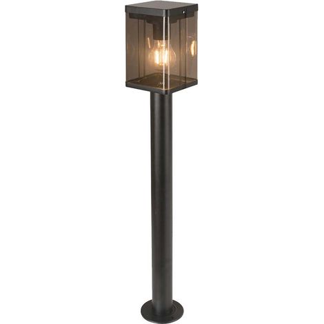 V-TAC VT-1134 Lampadaire solaire LED 2,5W avec détecteur de mouvement micro-ondes Noir 3000K IP54 - 23009 (1/7)