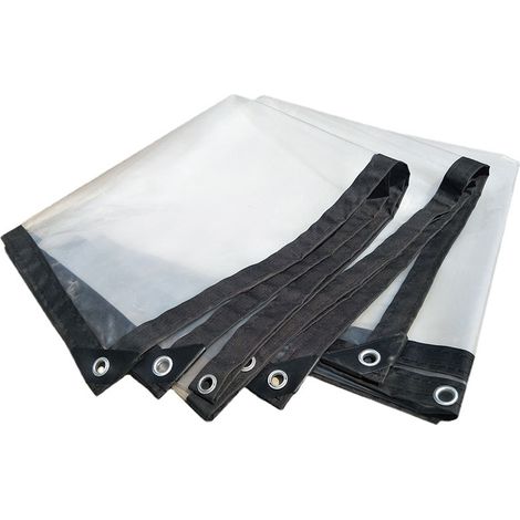 Bâche imperméable et résistante de 2 m x 2 m - Bâche transparente