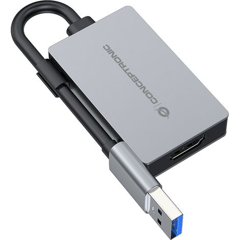 Conceptronic ABBY22G adaptateur graphique USB 1920 x 1080 pixels Gris
