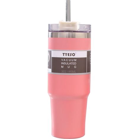 Tasse thermique en acier inoxydable 304 avec paille pour la maison (1/5)