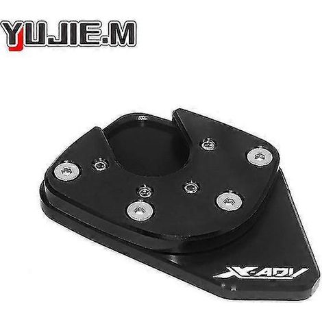 Für Honda X Adv Xadv 750 2021 2022 2017 2018 2019 Motorrad-Seitenständer-Verlängerungsplatte aus CNC-gefrästem Aluminium – Schwarz (Modelljahre 2017–2018) (1/5)