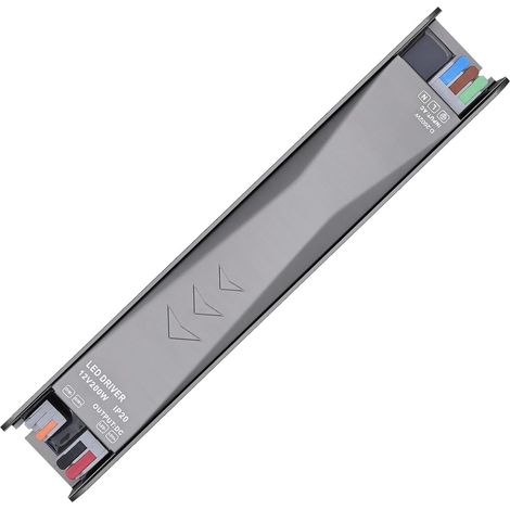 Transformateur LED Tension Constante 12V 16,7A 200W Gradation 5 en 1 (1/5)