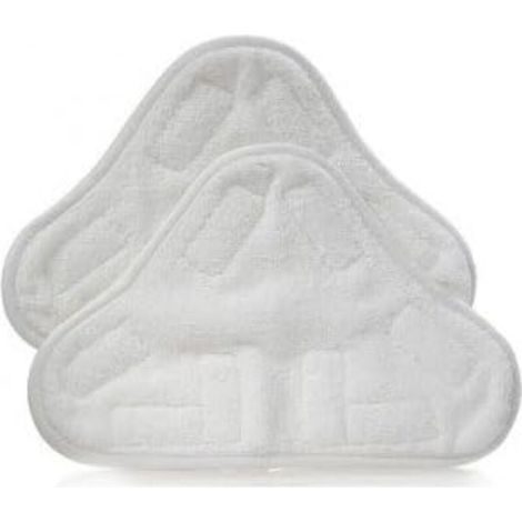 Lot de 6 têtes interchangeables lavables pour vadrouille à vapeur H2O – Compatible avec la plupart des modèles, efficace contre les bactéries et les acariens