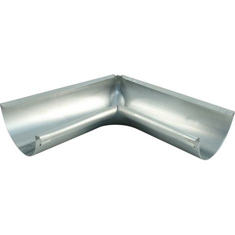 Marley Rinnenwinkel NW 150 mm, Innenecke, 90°, halbrund, titan-zink Halbrunde Dachrinnen verzinkt