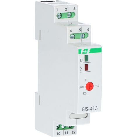Relais bistable BIS-413 - 230V - Compact - LED de signalisation - Installation facile (1/3)
