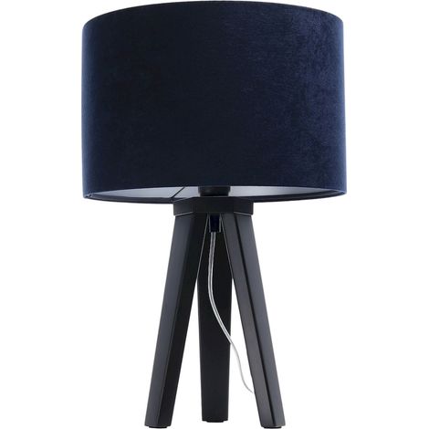 Lampe de chevet glamour 010s-043 - Bleu, noir, argent (1/5)