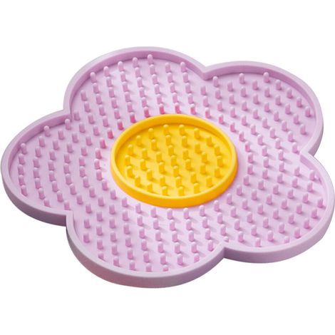 Coussin de léchage en Silicone pour chiens et chats,-Violet (1/5)