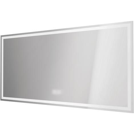 ONDEE - Espejo iluminado LAURA - Esquina rectangulare Canto esmerilado - 120x60 cm (1/5)