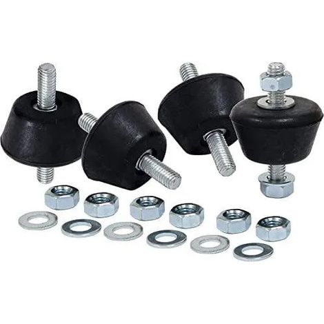Plot intermédiaire anti-vibrations, 4 pièces pour climatiseur.