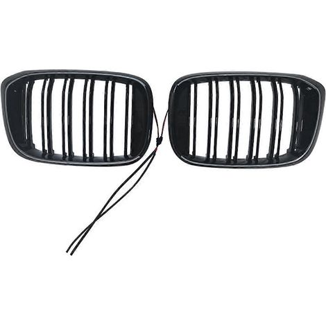 Frontgrill mit Nieren- und Motorhaubenabdeckung für BMW X3 G01 - Schwarz