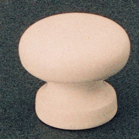 BL POMOLO IN LEGNO D 30 MM LACCATO BIANCO 2 PZ Q.TA 5