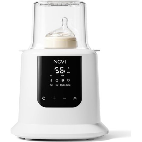 Chauffe-Biberon Électrique 8 en 1 Rapide (3min/40°C) avec Contrôle Intelligent - Stérilisateur Vapeur/Décongélation Sécurisée (1/5)