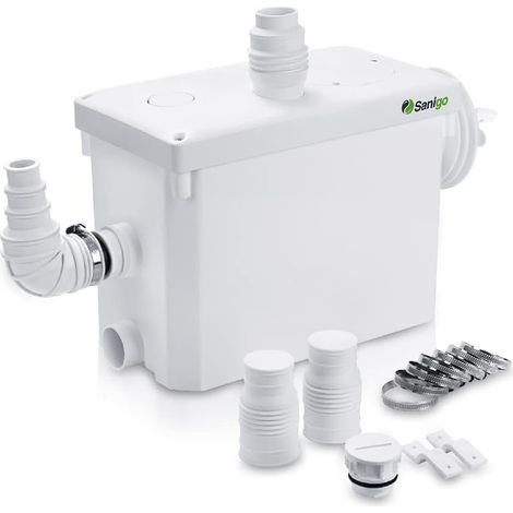 Broyeur Sanitaire pour l'évacuation Des Eaux Usées WC, Douche, Lavabo, Machine A Laver, Lave-Vaisselle (1/5)