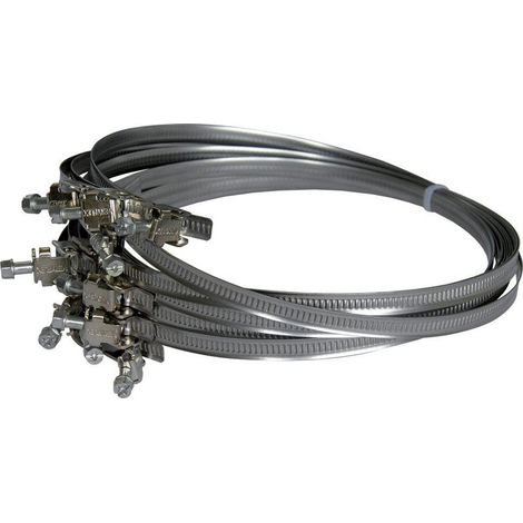 2 Flachmanschetten mit Grundkopf aus Edelstahl, Durchmesser 55 mm DMO