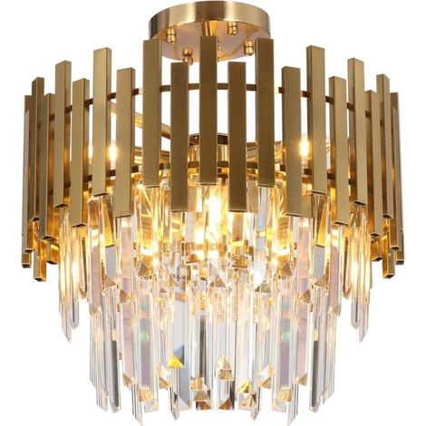 Lampadario cristallo Aspen oro 6xE14 Milagro ML8810 (1/3)