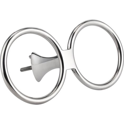 Porte-gobelet double anneau en acier inoxydable 316 pour bateau, yacht, voiture et camping-car (1/5)
