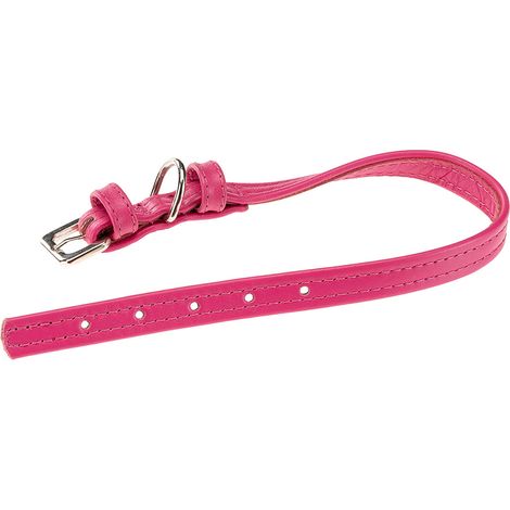 Ferplast VOGUE CF Collare in pelle per cani. Variante 15/36 - Misure: A: 28-36 cm B: 15 mm - Fucsia