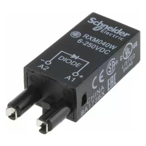 SCHNEIDER RXM040W Harmony Relay - diode protection module - for RXM and RPM - 6V to 250VDC