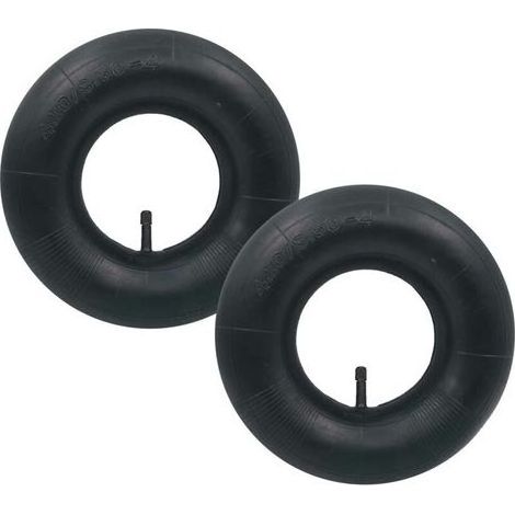 2 pièces 4.10/3.50-4 Chambre à air Pneu TR-13 Valve Droite pour Diable, Chariot, Chariot à Main, Chariot de Jardin, Tondeuse à Gazon (1/5)