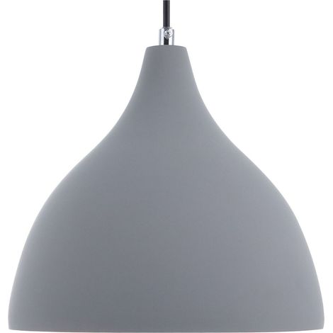 Lampadario in Stile Scandinavo in Cemento Grigio Minimalista Lambro