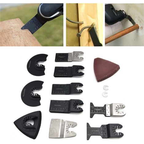 Lame de scie multifonctionnelle 35 pièces pour le travail du bois, accessoire de coupe pour scie à chantourner et scie droite multifonctionnelle (1/5)