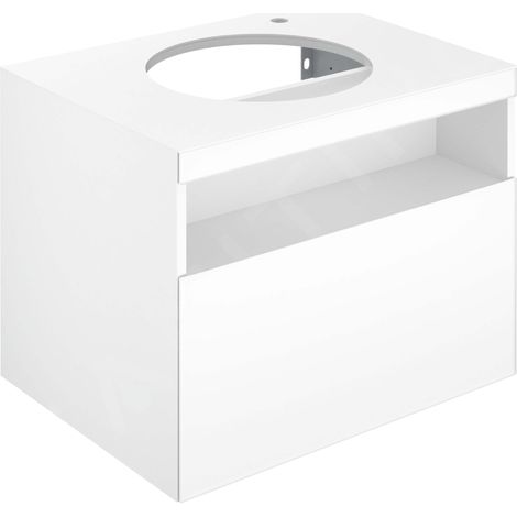 KEUCO STAGELINE Meuble sous-lavabo pour vasques à poser, 1 tiroir (1/5)