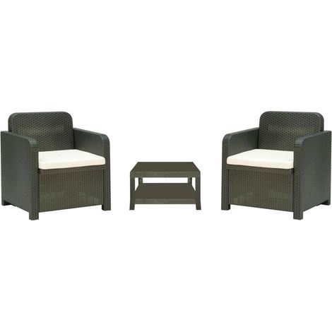 CONJUNTO DE SILLONES Y MESA PARA EXTERIOR GIGLIO (1/2)