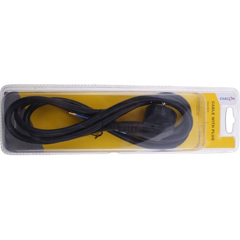 Chacon - cavo di connessione ho5vvf 3 x 1,5mm² - 1,5 m - 63093 - 5411478630937