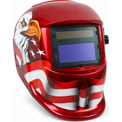 Solar-Schweißhelm mit automatischer Verdunkelung Schwarz (1/5)