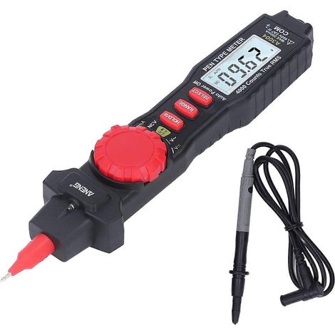 Digitales Multimeter mit LCD-Hintergrundbeleuchtung, Kabelidentifizierung, automatischer Abschaltung, Spannungs- und Strommessung sowie Kondensatormessung (Tes).
