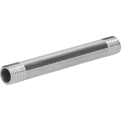 G1/4 Außengewinde 10 cm Edelstahl-Rohrverschraubung Gewinderohrverbindung Sanitärbedarf (1/4)