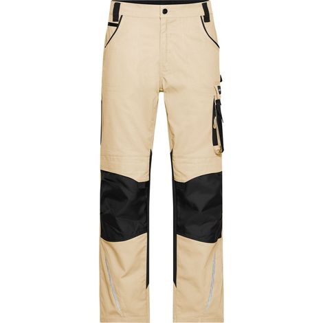 James & Nicholson Arbeitsbundhose JN832 Gr. 94 stone/black (1/5)
