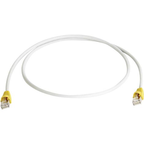 Câble de raccordement réseau informatique RJ45 (croisé) Telegärtner 100007986 CAT 6a S/FTP gris 1.00 m Q010971 (1/4)