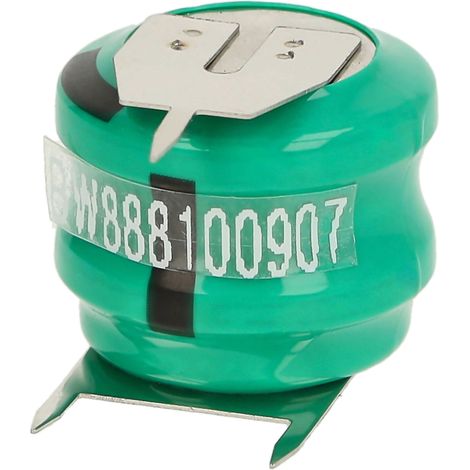 vhbw NiMH Ersatz Knopfzellen-Akku Typ V80H 3-Pins 80mAh 2,4V kompatibel mit Modellbau-Akkus, Solar-Leuchten uvm.