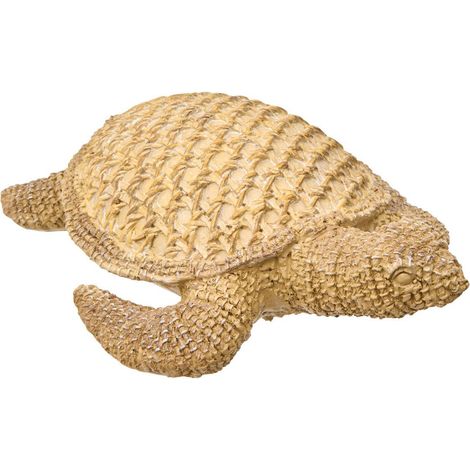 Statuetta tartaruga ocea 24x18x7cm beige - Atmosphera créateur d'intérieur