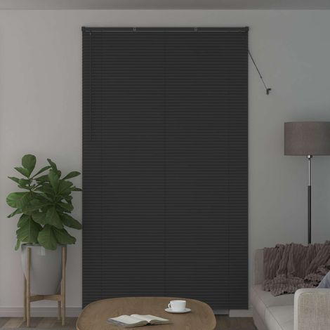 Venetian Blind Silver Grey 213 x 160 cm 25 mm PVC vidaXL