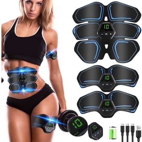 Electrostimulateur Musculaire - - Ceinture Abdominale - Fitness - Portable - Sécuritaire (1/4)