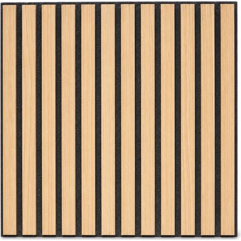 Acoustic Panel Polyester Felt Wall Wood Bedroom 30x30 cm (1/5)