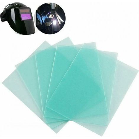 Pack of 10 Replacement Lenses for Variable Light Welding Helmet for Industrial Welding - 115 X 95mm (1/3)