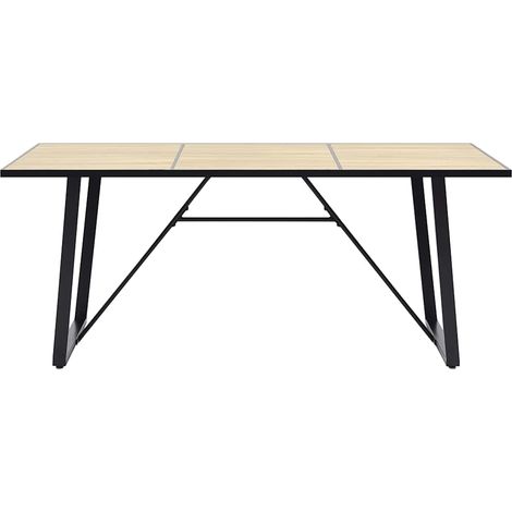 Maison Exclusive - Tavolo da Pranzo Rovere 200x100x75 cm in MDF (1/5)