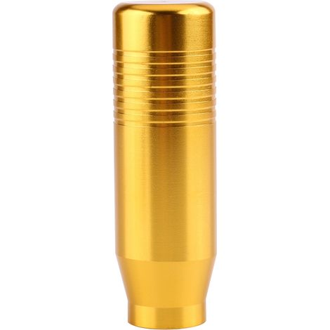 Manopole leva cambio manuale per auto in lega di alluminio, universale oro (1/5)
