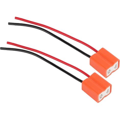 Adapterkabel H7-2 H7 Keramik-Lampenfassung Autolichtstecker Buchse Adapterkabel Stecker