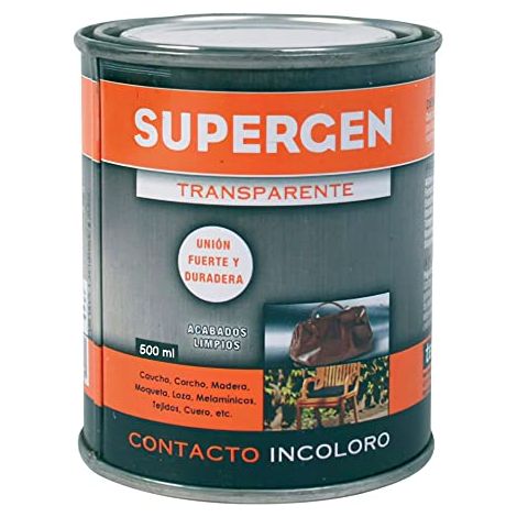 Farbloser Kleber Supergen 500 ml.