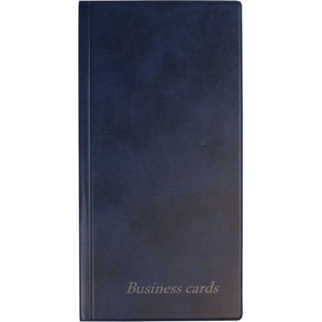 Porta biglietti da visita 120x240mm /96 biglietti da visita / Biglietti da visita Lux Biurfol Blu Navy