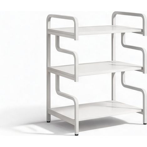 Meuble de rangement de bureau blanco 55 x 40 x 77 cm (1/5)
