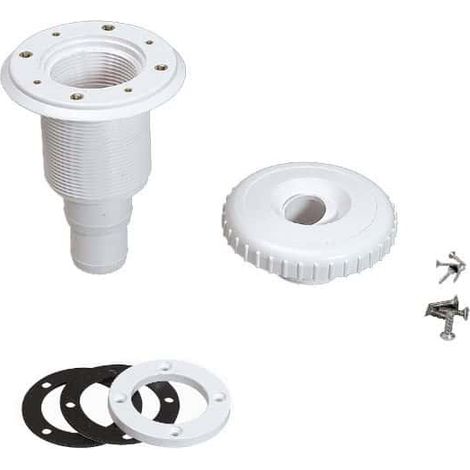 BWT – Buse de refoulement pour piscine bois Aquareva – Diamètre de raccordement 38 mm – Fabrication française ABS anti-UV – Jet orientable avec blocage