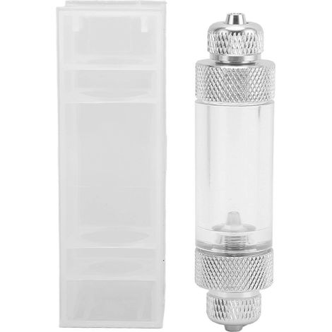 Blasenzähler aus Aluminiumlegierung für CO2-Regler in Aquarien, präzise Zählung, Rückschlagsicherung, Aquarienzubehör (1/5)