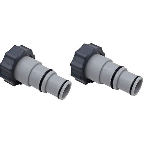 Adaptateur pour Tuyau de Piscine- Adaptateur de Tuyau avec Filetage intérieur à Visser, pour Tuyau de Piscine Ø 32 et 38 mm (2 pièces) (1/5)