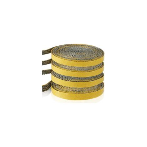 Joint Insert Cheminée, Joint de Poêle à Bois, Joints Tressé Auto-adhésive pour Poêle, Chaleur, Cheminée, Tube Poele, Porte de Four, Joint D'étanchéité Résistante à 550°C (3mm x 10mm x 3m) (1/5)