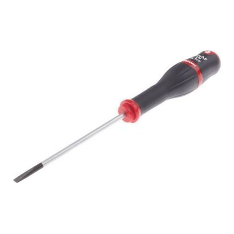 Facom – Tournevis plat 0,8 x 4 mm – Longueur 100 mm – Acier au carbure de silicium – Pour vis à tête plate